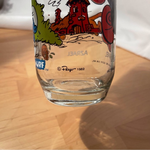 Smurfs Gargamel & Azrael Glass Vintage - Picture 6 of 9